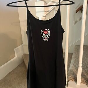 Black NC State Slip Dress